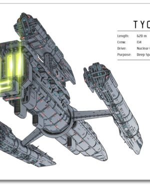 Space Vehicles Art Print A4 - 3 Stück